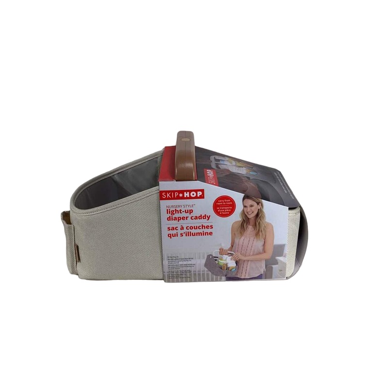 Skip Hop Light Up Diaper Caddy, Oat