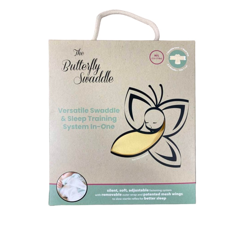 The Butterfly Swaddle Butterfly Swaddle, Yellow, M/L