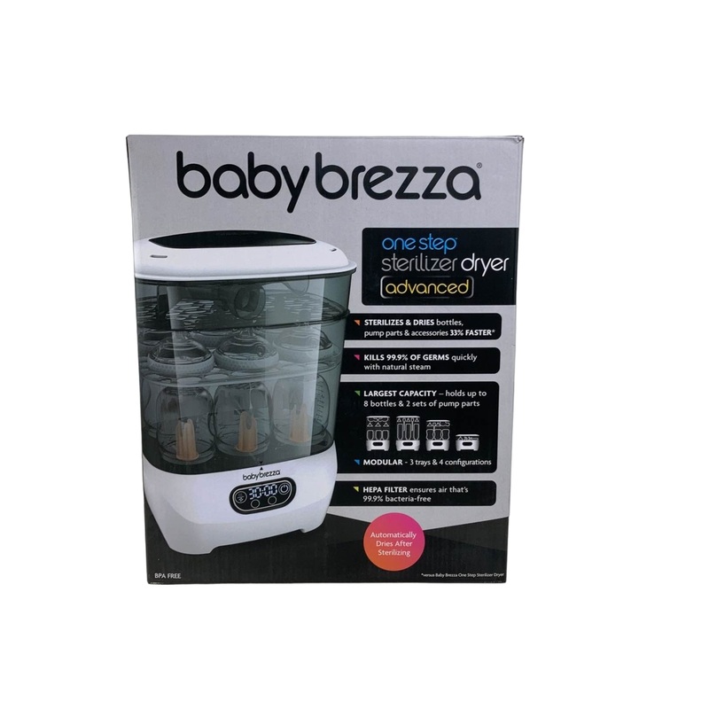 Baby Brezza Sterilizer and Dryer Advanced, White