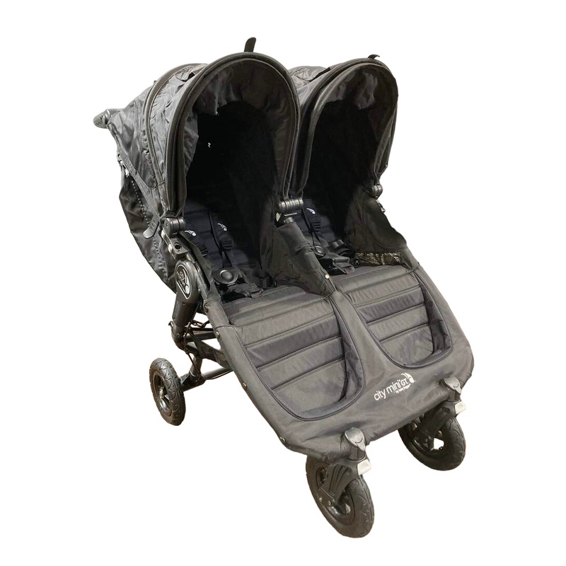 Baby Jogger City Mini GT Double Stroller, Black, 2018