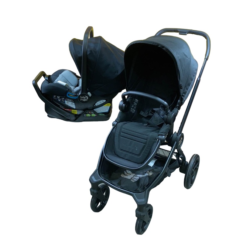 Baby Jogger City Sights Travel System, Rich Black, 2022