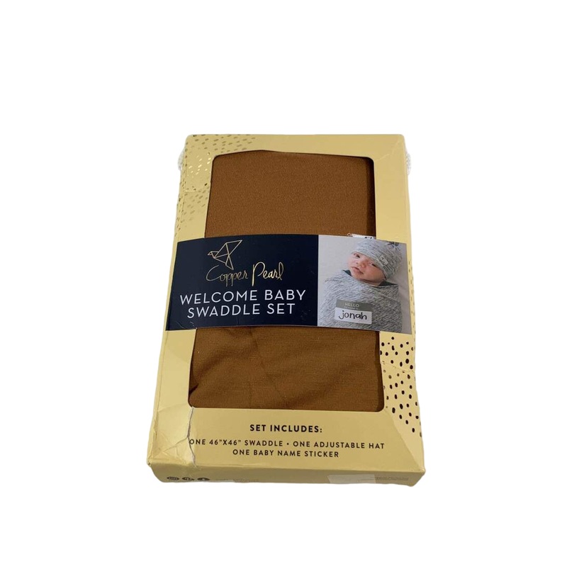 Copper Pearl Welcome Baby Set, Camel