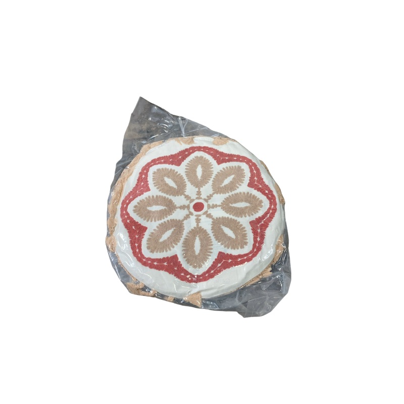 Crane Baby Round Pillow, Parker Mandala