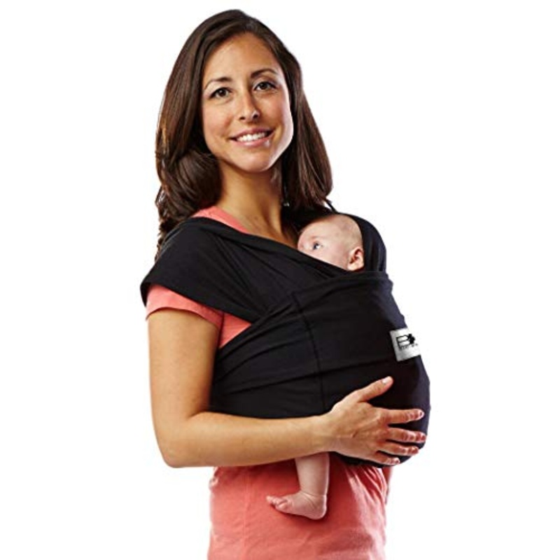 Baby K’tan Baby Carrier, Large, Original, Black