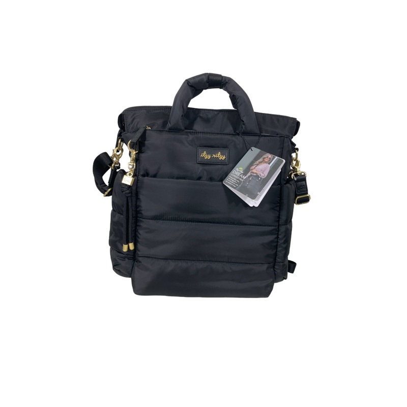 Itzy Ritzy Dream Convertible Diaper Bag, Midnight Black