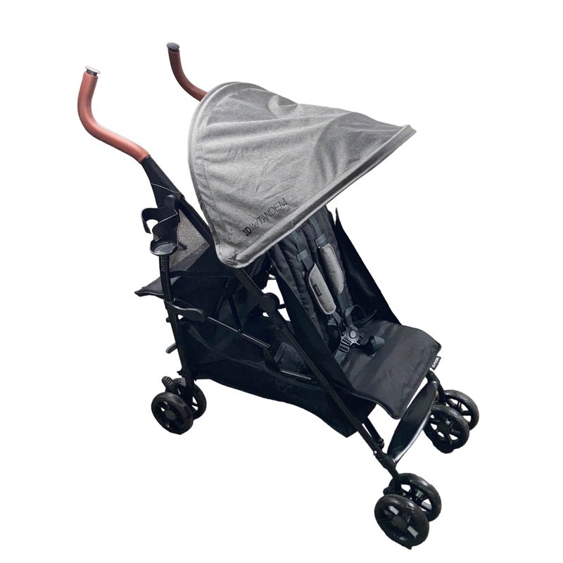 Summer Infant 3Dlite Tandem Convenience Stroller, 2023 Black