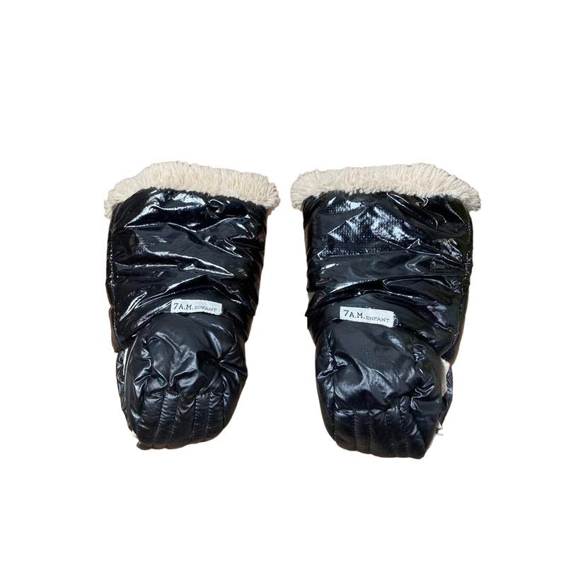 7 A.M. Enfant WarmMuffs, Black Polar