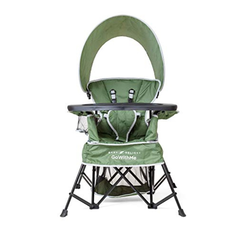 Baby Delight Go with Me Venture Deluxe Portable Chair, Moss Bud