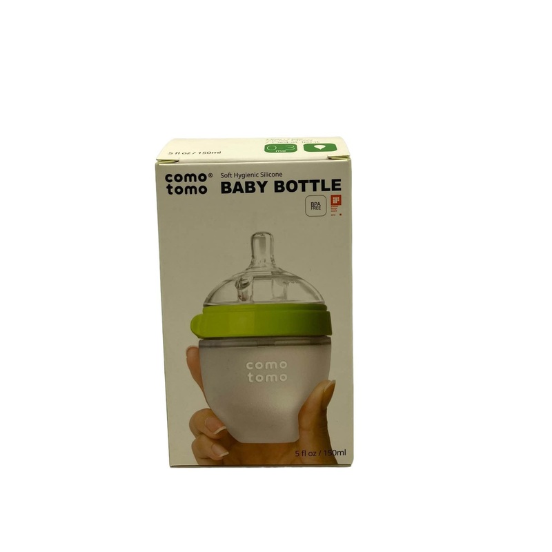 Comotomo Bottle, Green, Pack of 1, 5 ounce