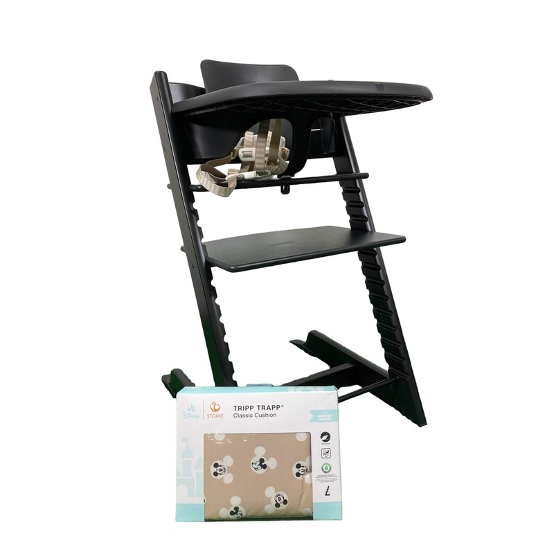 Stokke Tripp Trapp Complete High Chair, Black, Mickey Signature