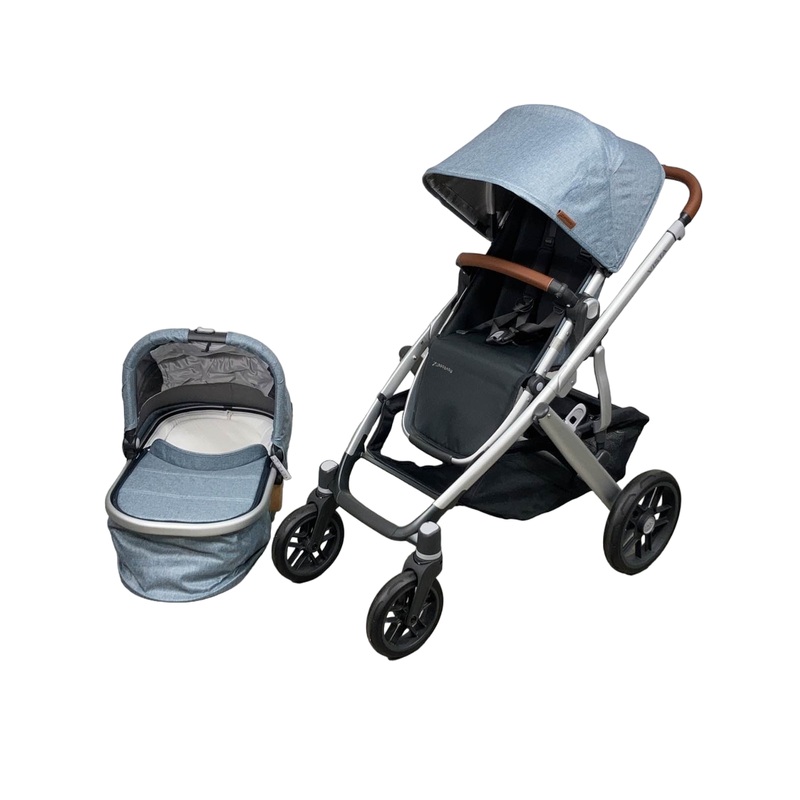 UPPAbaby VISTA V2 Stroller, 2023, Gregory (Blue Melange)