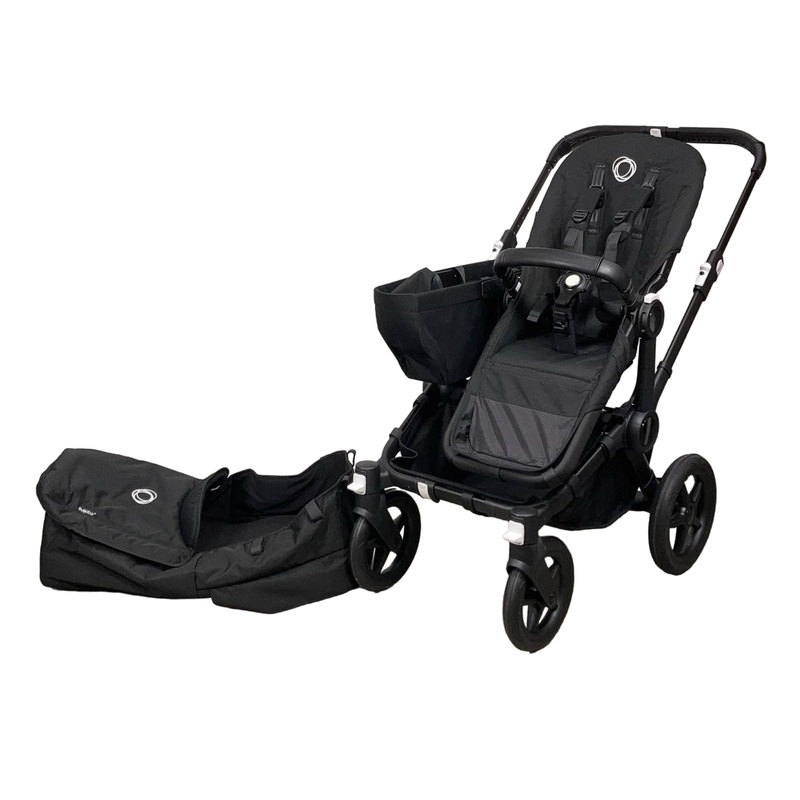 Bugaboo Donkey 5 Mono Base Stroller, 2022, Black, Midnight Black