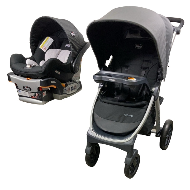 Chicco Bravo Trio Travel System, Parker, 2024