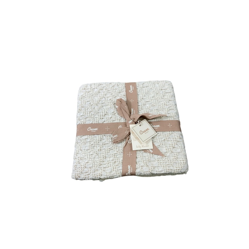 Crane Baby Luxe Baby Blanket, Oatmeal Boho