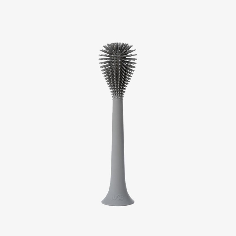 ezpz Silicone Bottle Brush, Gray