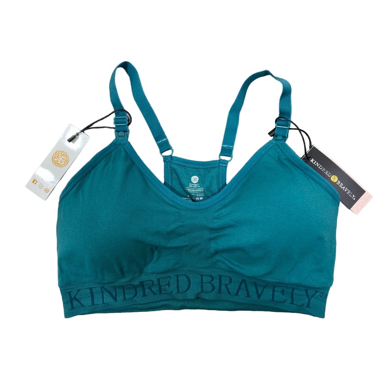 Kindred Bravely Sublime Nursing Sports Bra, Teal , Regular, Medium