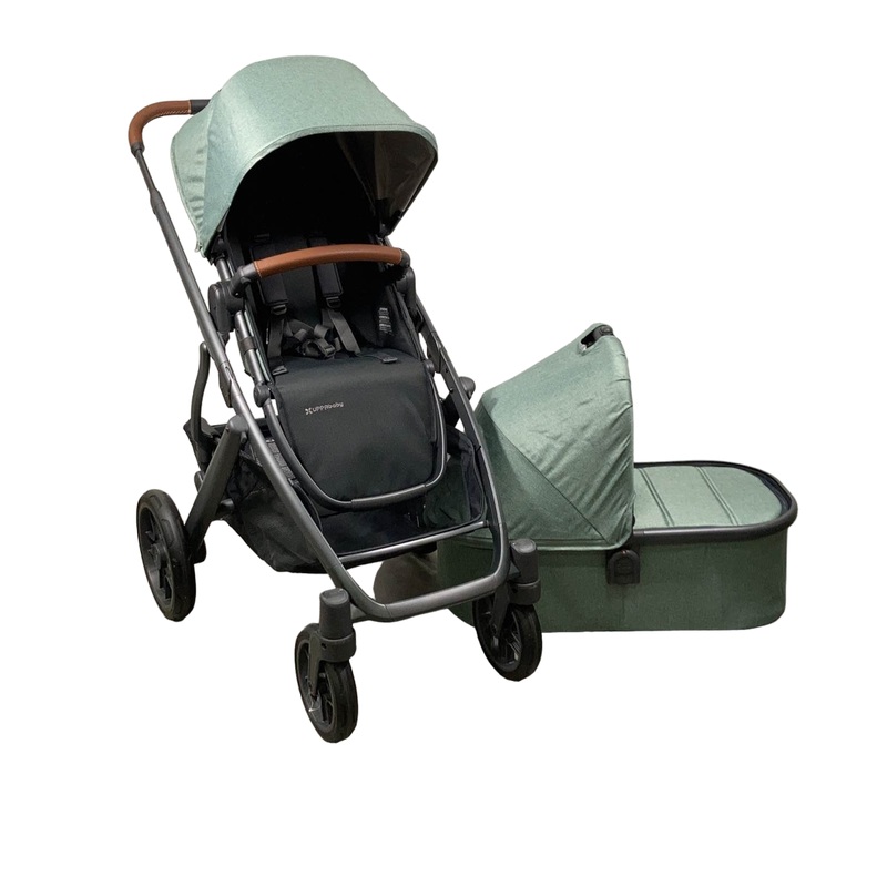 UPPAbaby VISTA V2 Stroller, 2022, Gwen (Green Melange)