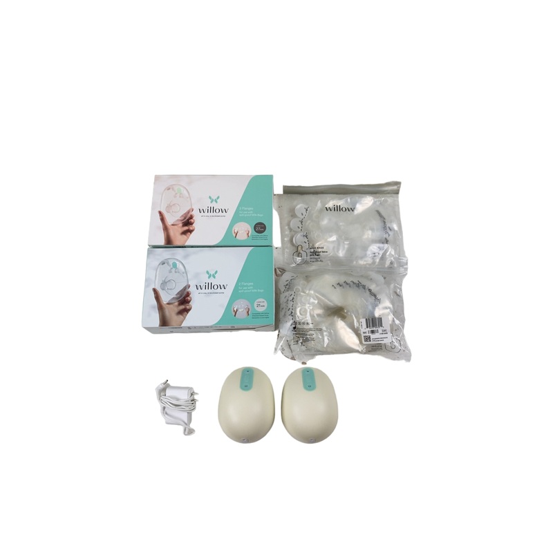 Willow Wearable Breast Pump 360, 24mm & 27mm, Pumps/Flanges/Milk Bags