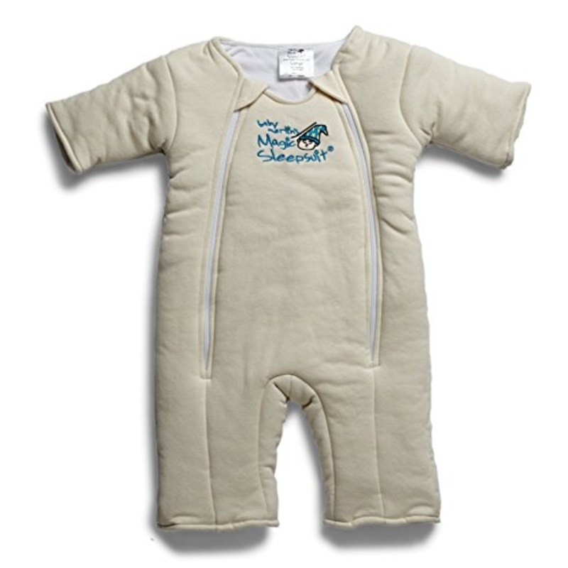 Baby Merlin’s Magic Sleepsuit, Cream, Cotton, Small 3-6 Months