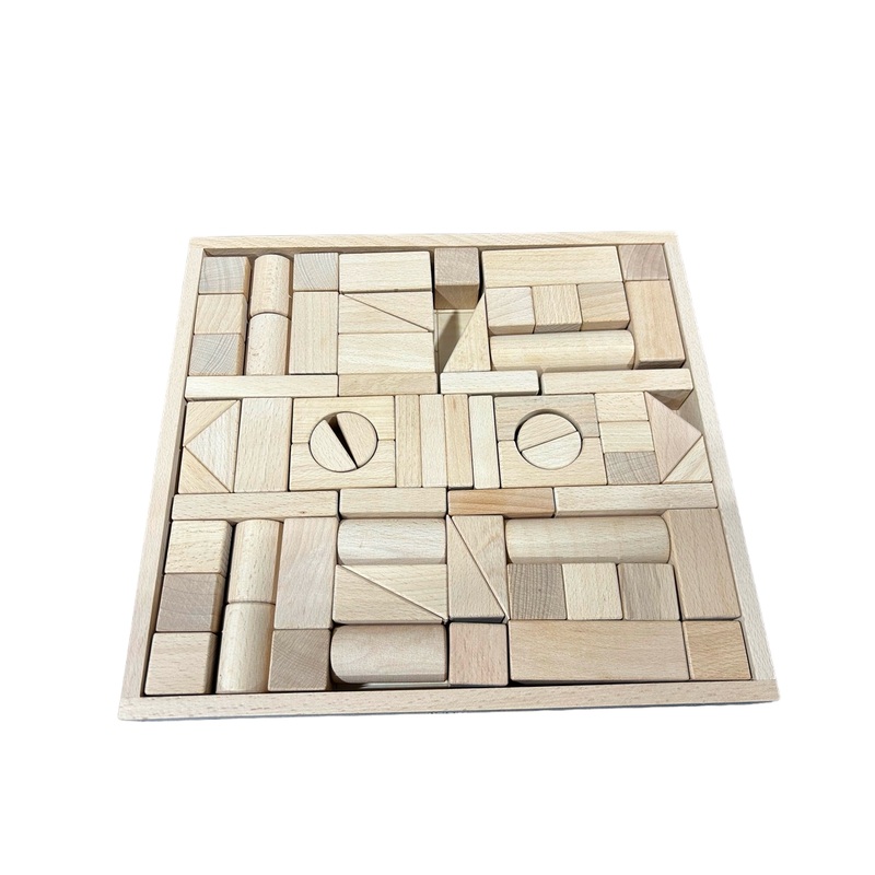 iPlay, iLearn Wooden Building Blocks