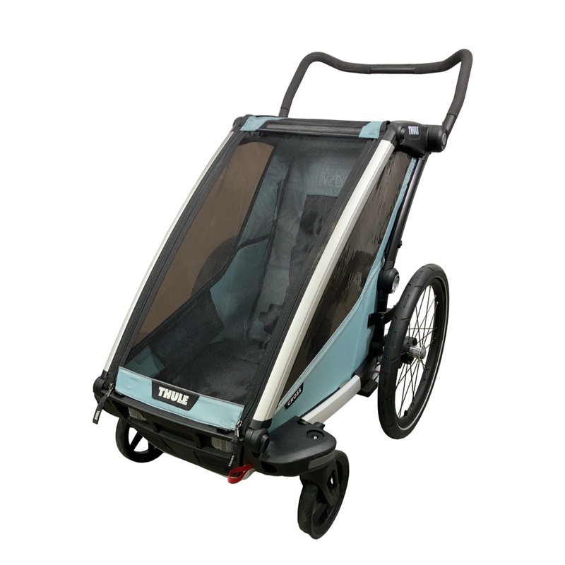 Thule Chariot Cross Bike Trailer Stroller 1 Seat, 2021, Alaska Blue