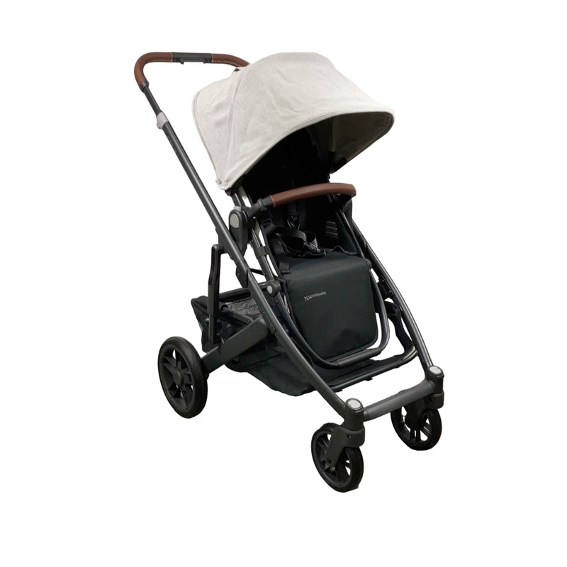 UPPAbaby CRUZ V2 Stroller, 2023, Anthony(White and Grey Chenille)