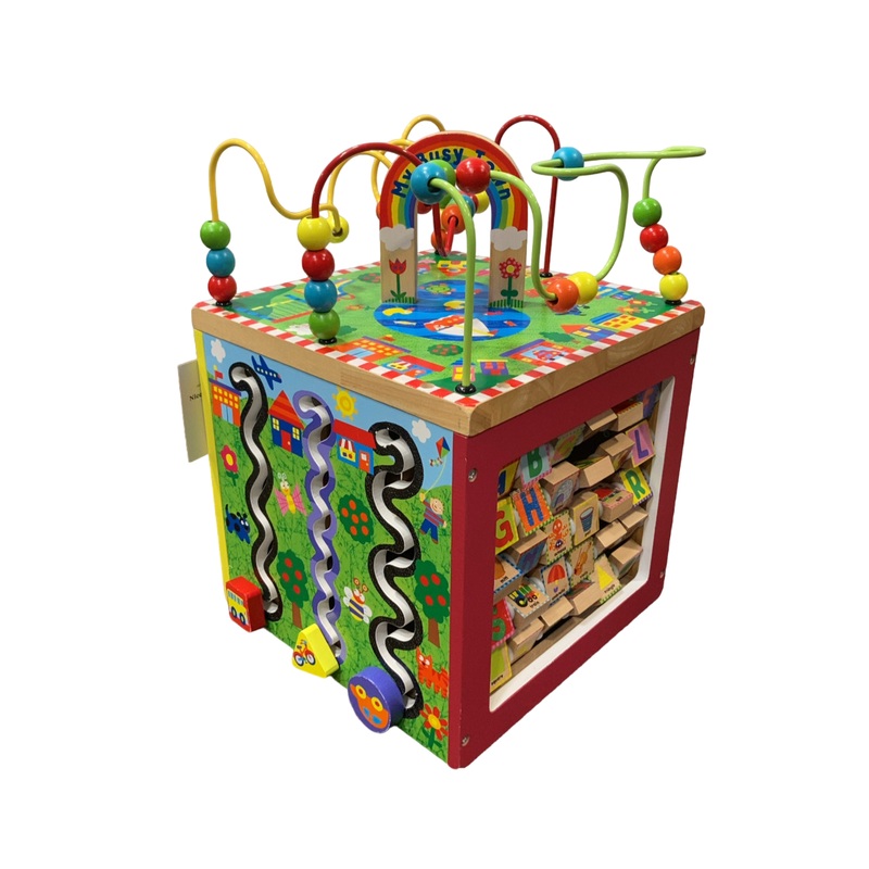 ALEX Toys Discover My Busy Town Wooden Activity Cube