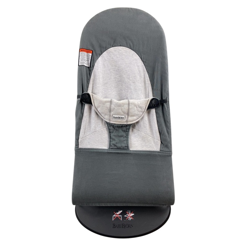 BabyBjorn Bouncer Balance, Black Frame, Dark Gray/Gray