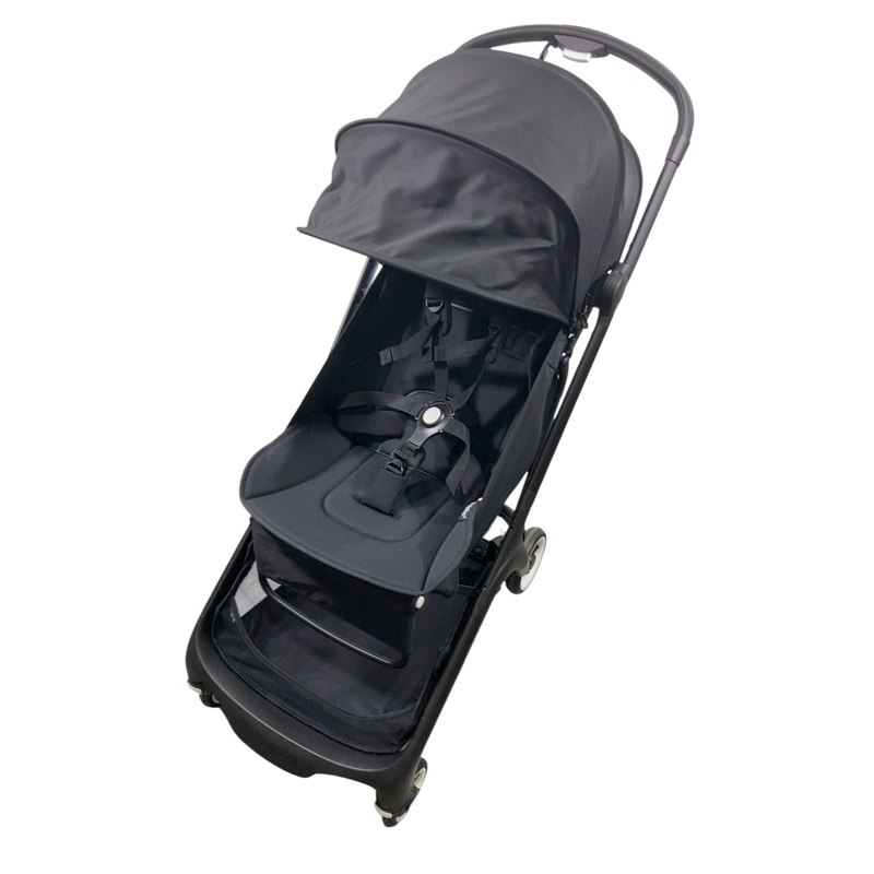 Bugaboo Butterfly Stroller, 2024, Black, Midnight Black, Midnight Black