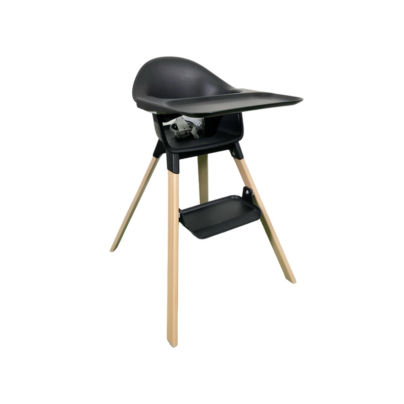 Stokke Clikk High Chair, Black Natural