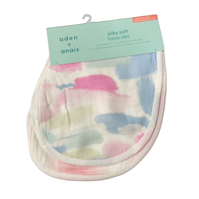 Aden + Anais Boutique Silky Soft Burpy Bibs 2 Pack, Florentine
