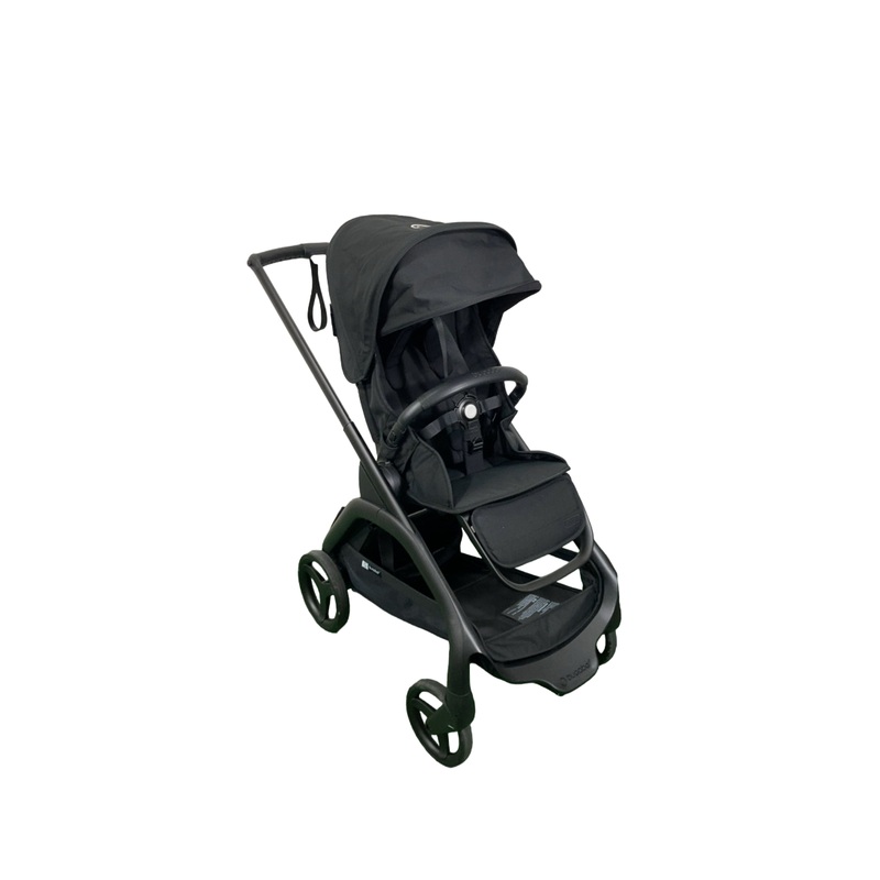 Bugaboo Dragonfly Bassinet and Seat Stroller, Midnight Black, Midnight Black, Black, 2023