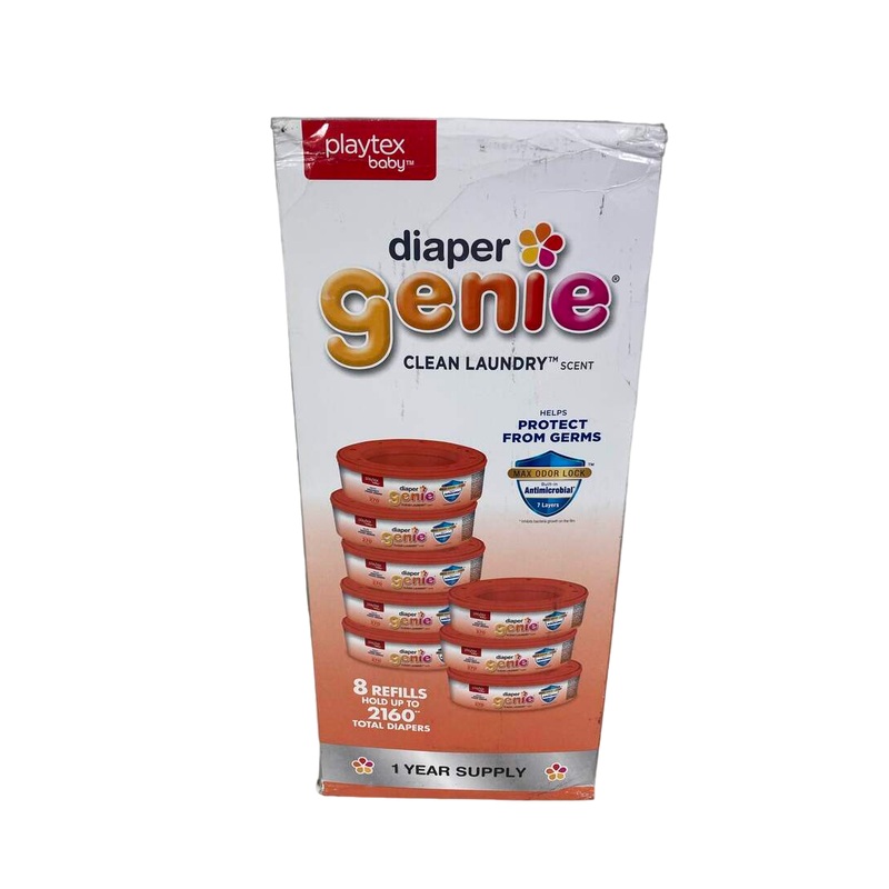 Diaper Genie Refills 1 Year Supply, Clean Laundry Scent