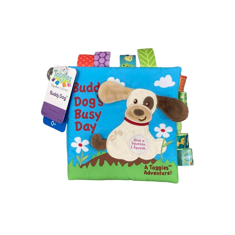 Taggies Touch & Feel Soft Cloth Book, Buddy Dog