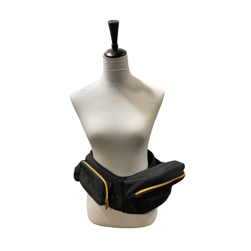 TushBaby Hip Baby Carrier, Black/Gold