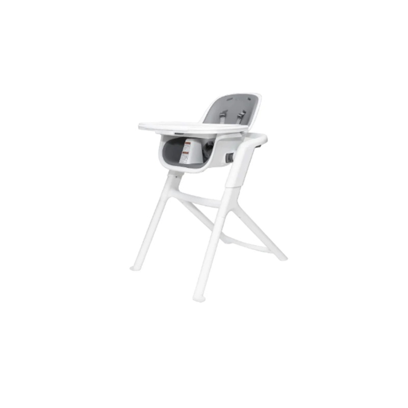 4moms Connect High Chair, White and Grey