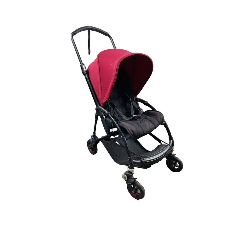 Bugaboo Bee5 Stroller, Neon Red, Grey Melange, Black, 2018