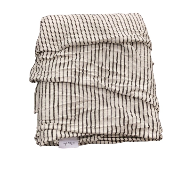 Solly Baby Wrap, Black & Natural Stripe