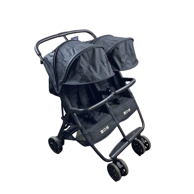 Zoe Twin+ XL2 Stroller, 2017, Luxe Black