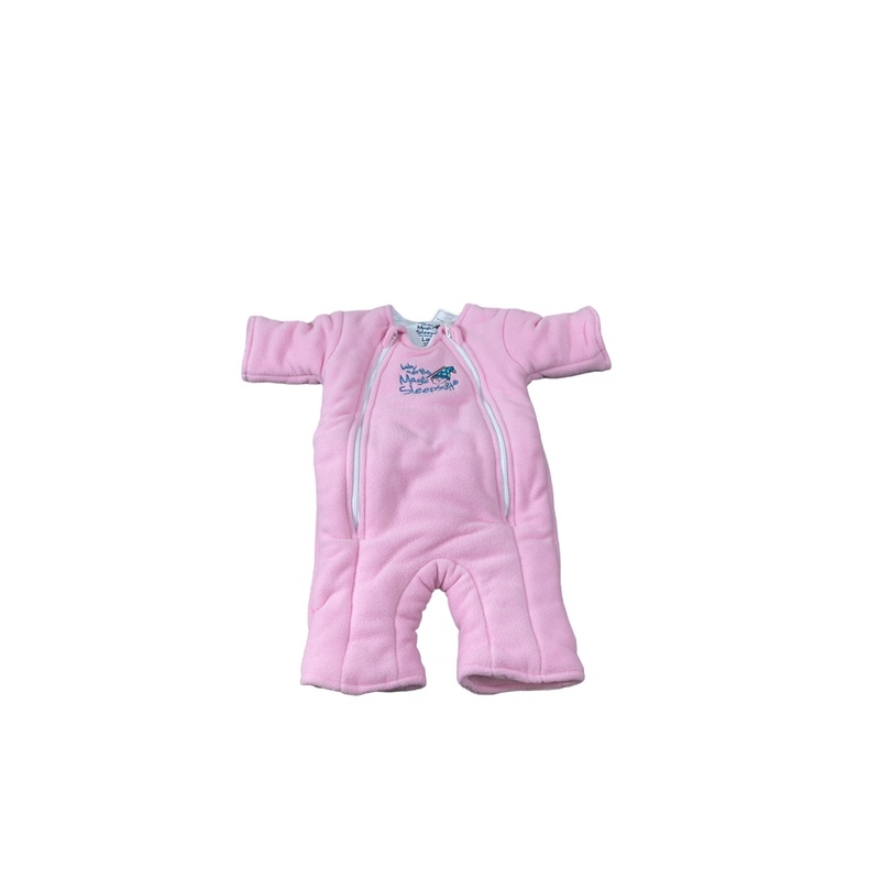 Baby Merlin’s Magic Sleepsuit, Fleece, Large 6-9 Months, Pink