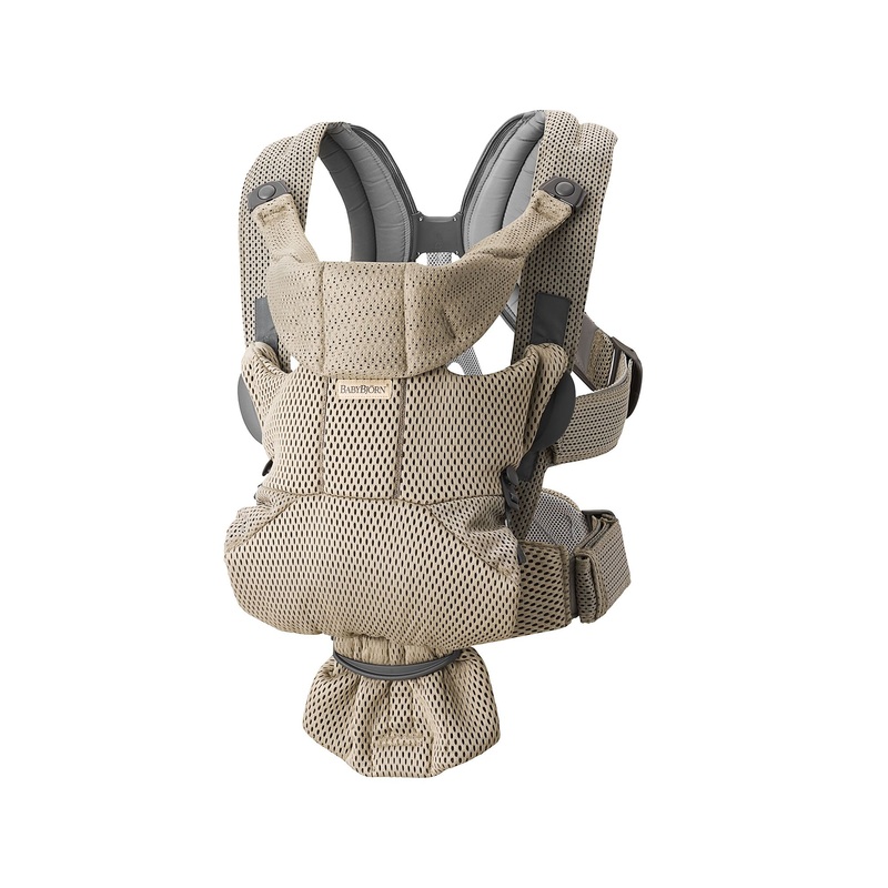 BabyBjorn Baby Carrier Free 3D Mesh, Grey Beige