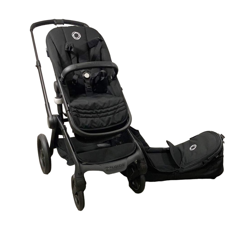 Bugaboo Fox 5 Stroller, 2023, Black Frame, Midnight Black