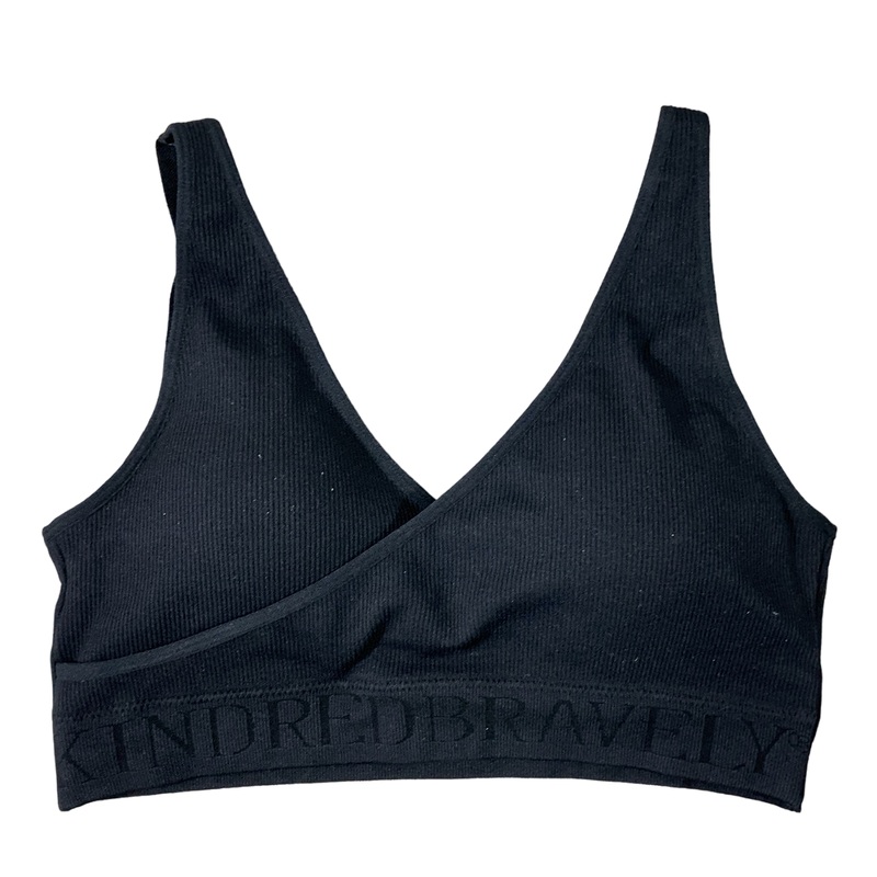 Kindred Bravely Sublime Adjustable Crossover Nursing & Lounge Bra, Large, Black