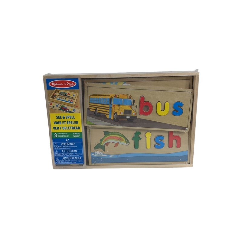 Melissa & Doug See & Spell Wooden Educational Board