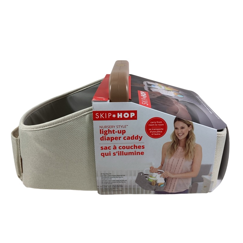 Skip Hop Light Up Diaper Caddy, Oat