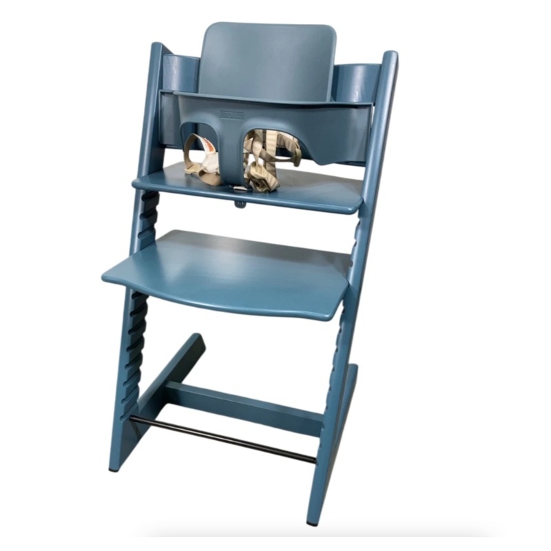 Stokke Tripp Trapp High Chair With Baby Set, 2, Fjord Blue
