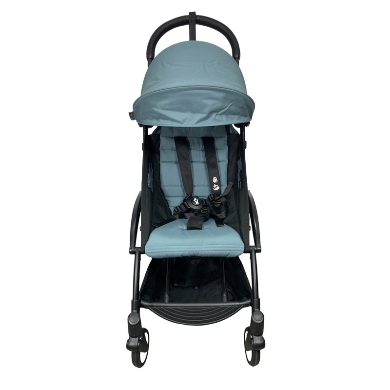 Babyzen YOYO2 Complete Stroller, 2023, Black with Aqua