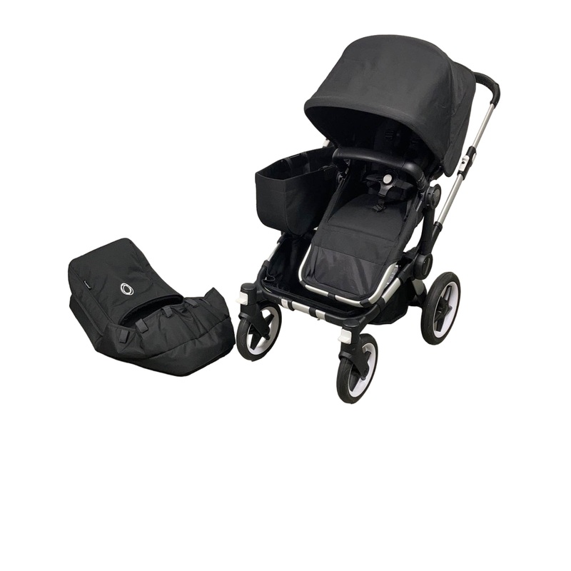 Bugaboo Donkey 5 Stroller Mono, 2022, Midnight Black, Aluminum