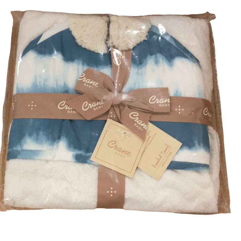 Crane Baby Hooded Towel, Caspian Tie Dye