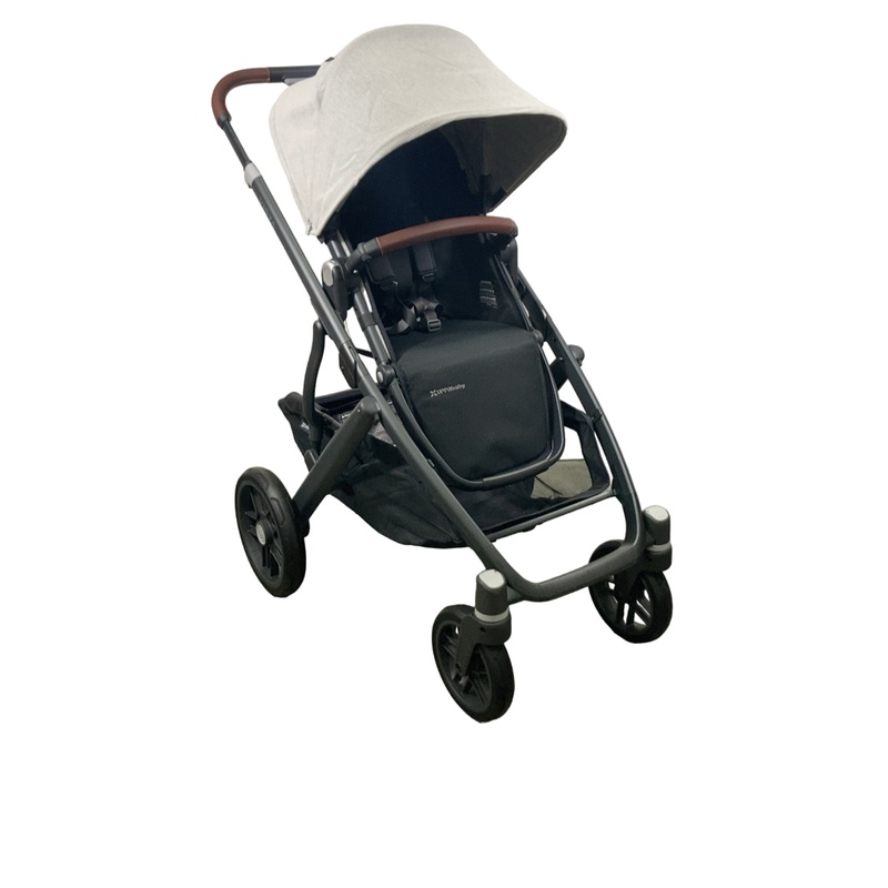 UPPAbaby VISTA V2 Stroller, 2023, Anthony (White & Grey Chenille)